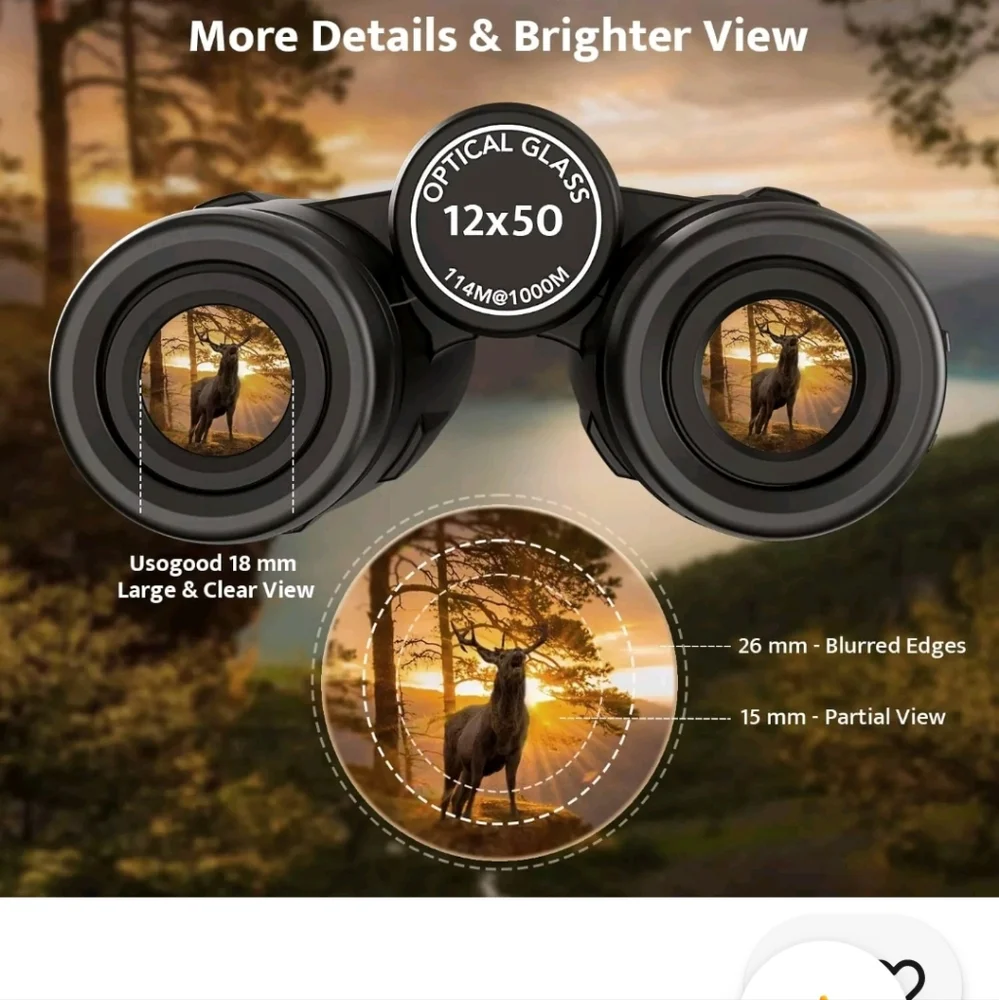 Binoculars AT66 12x50 & Tripod